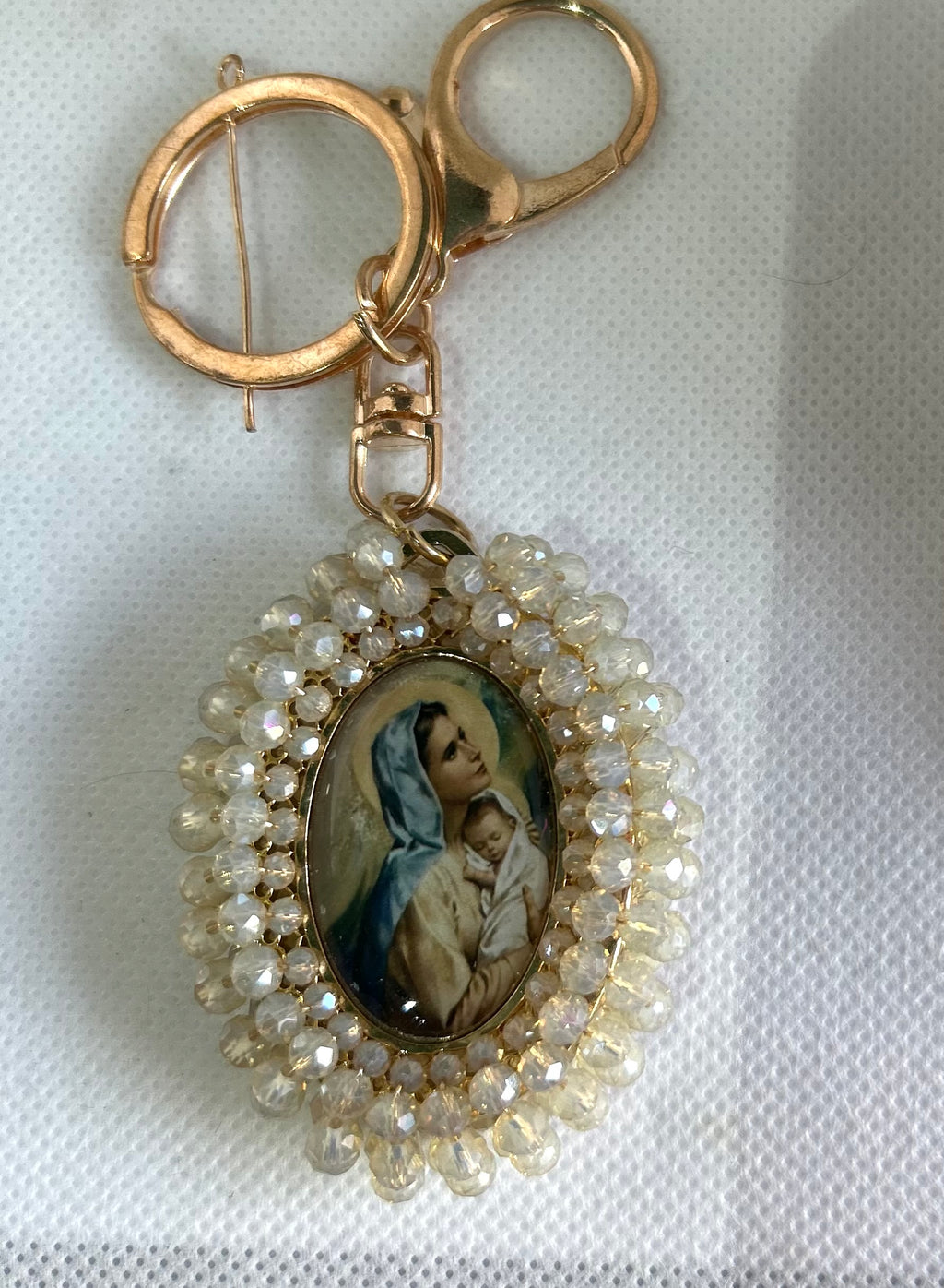 Llavero grande bordado