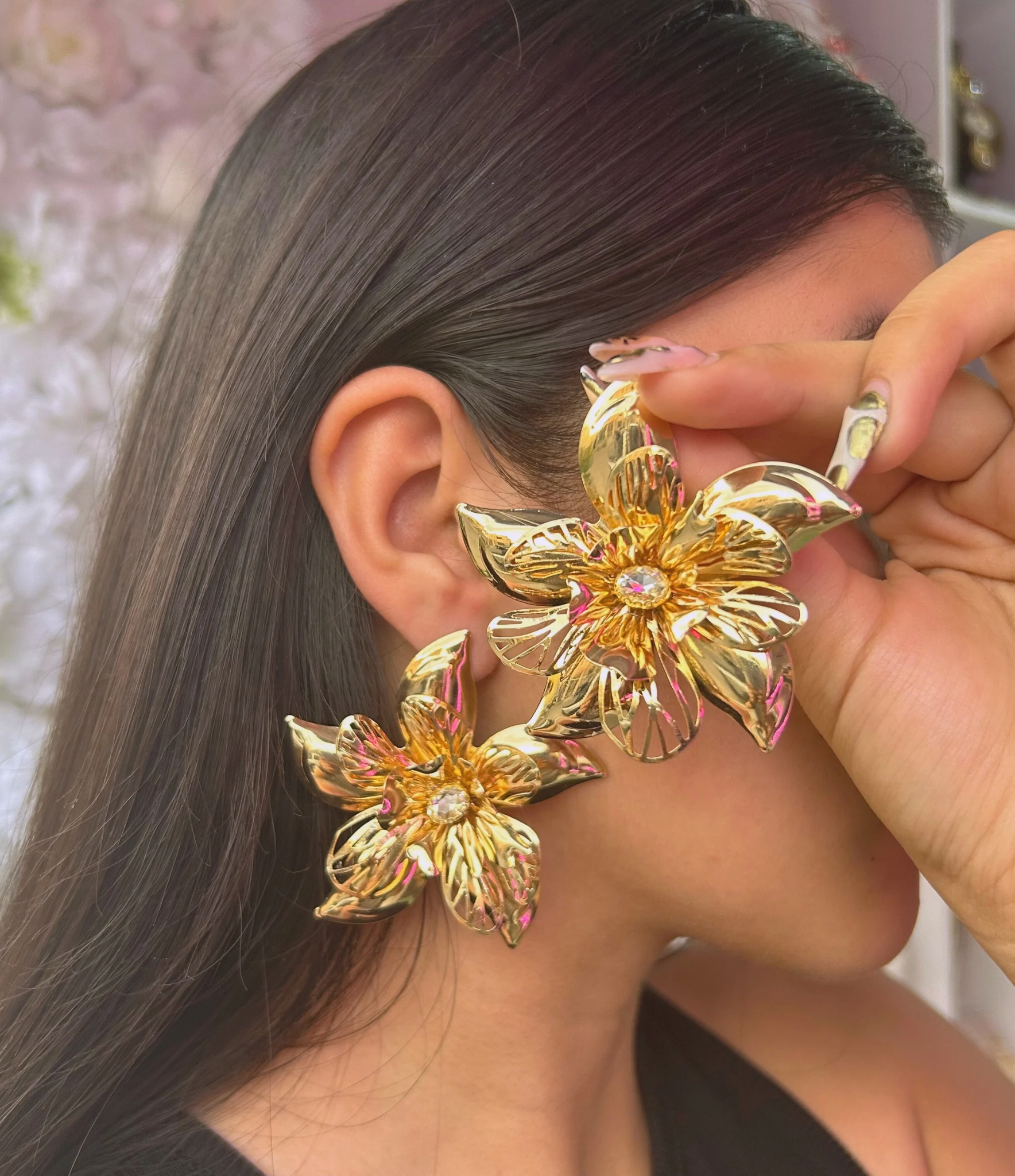 Maxi arete de Flor