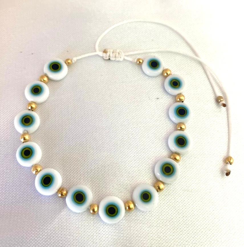 Pulsera de Ojo turco de cristal