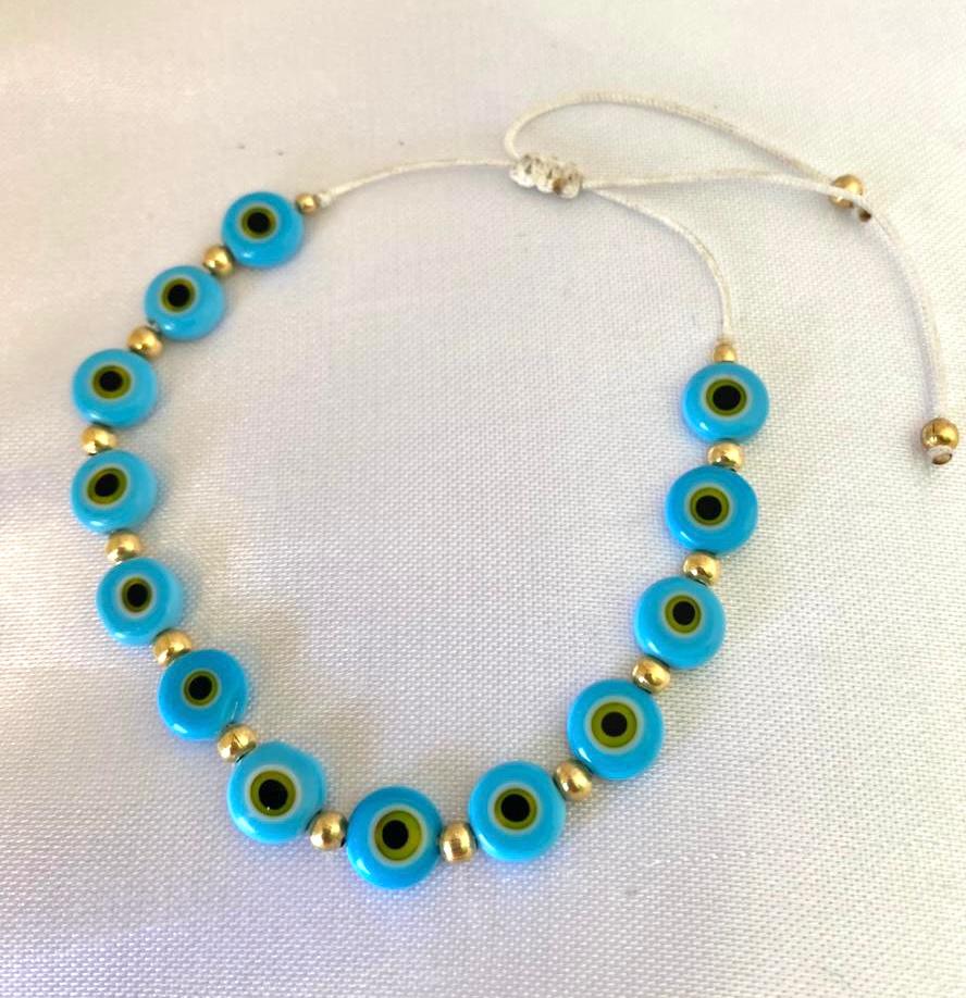 Pulsera de Ojo turco de cristal